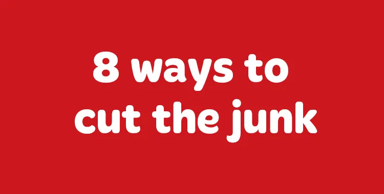 8 ways to cut junk food out