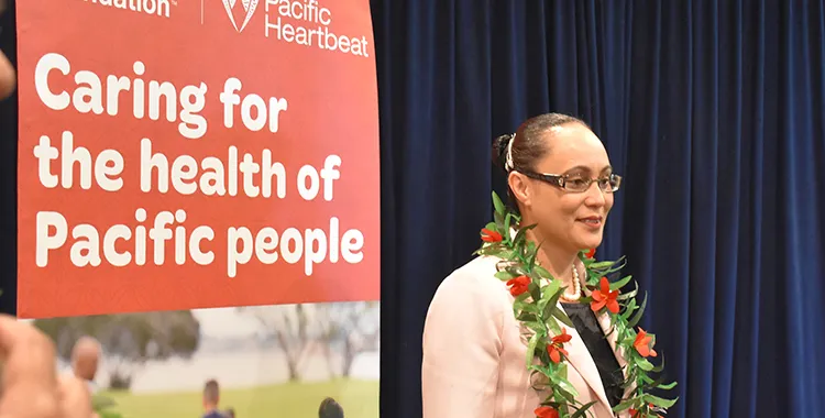 Associate Minister of Health Hon. Jenny Salesa at graduation of the AUT Certificate of Proficiency in Pacific Nutrition course.