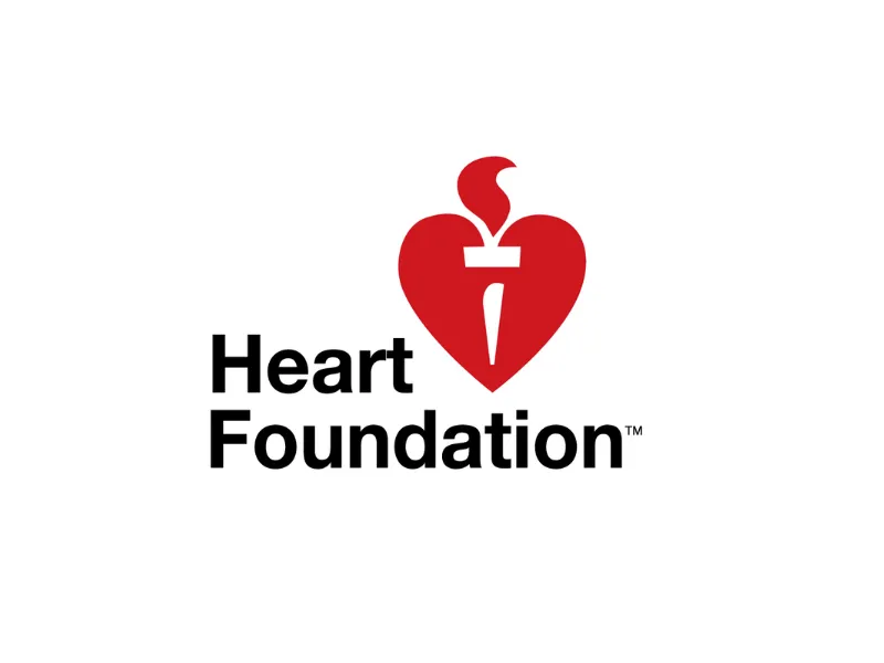 An image of the heart foundation logo