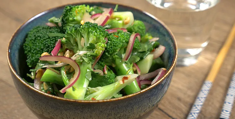 Thai broccoli salad
