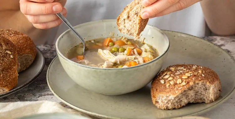 Chicken and vegetable Soup