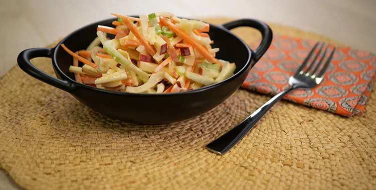 Fennel and apple coleslaw