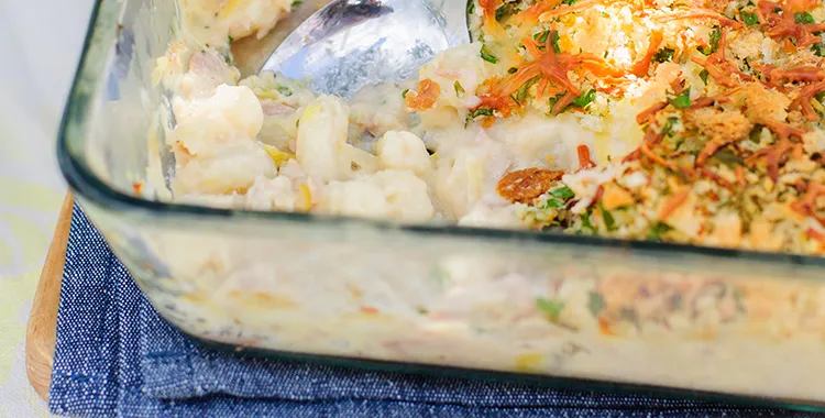 Healthy fish pie