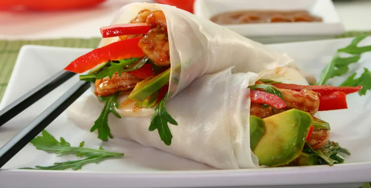 Visual of rice paper rolls