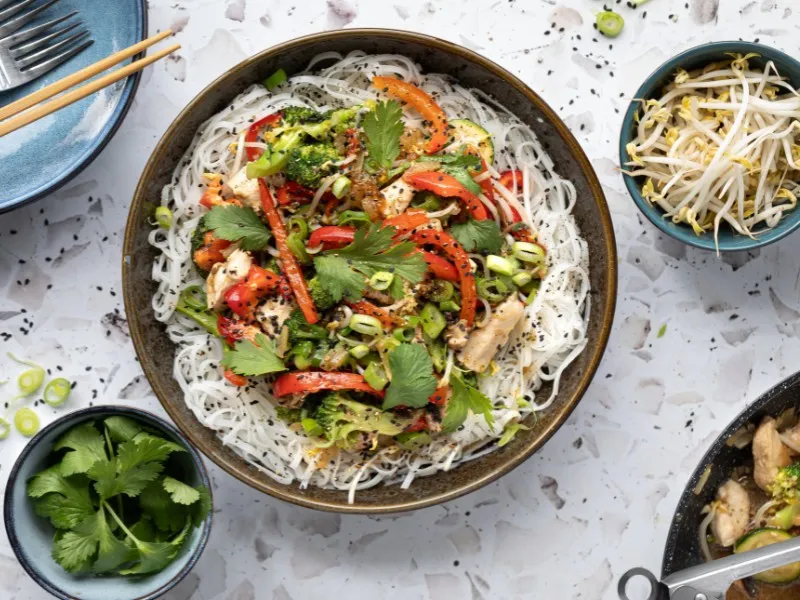 spring chicken stir fry