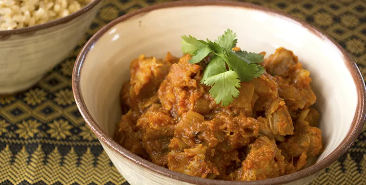 Hot and spicy pork curry