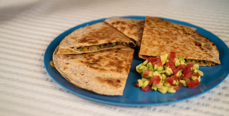 Quick toastie quesadillas