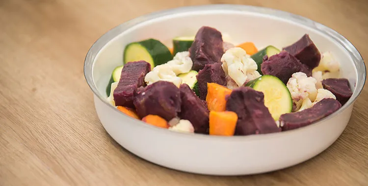 Steamed vegetables recipe