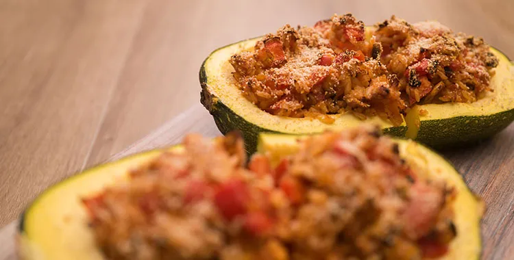 Stuffed kamokamo recipe