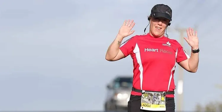 Adele Jecentho running