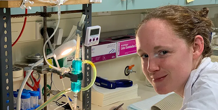 Dr Michelle Munro in her lab