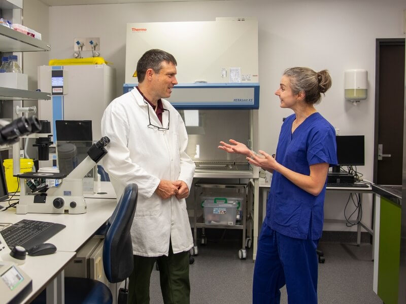 An image of Dr. David Crossman and Dr. Julia Shanks