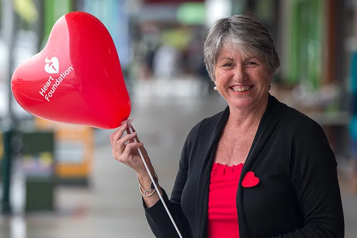 heart foundation volunteer bronwyn
