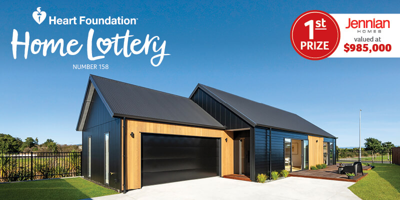Winning prize of the Heart Foundation Lottery No. 158.