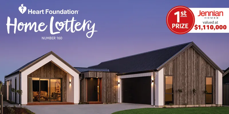 Winning prize of the Heart Foundation Lottery No. 160.