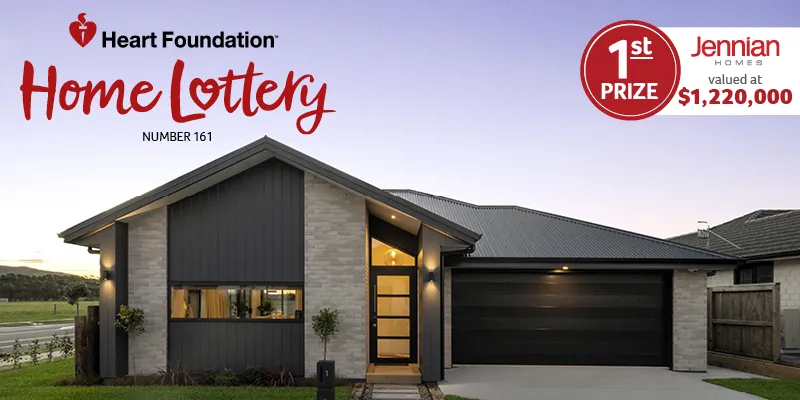 Winning prize of the Heart Foundation Lottery No. 161.