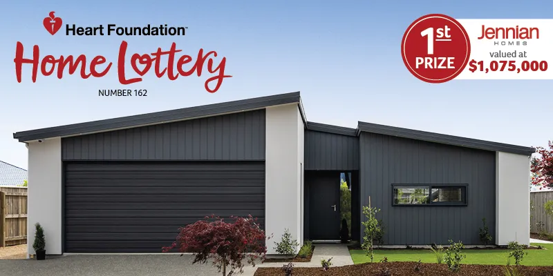 Winning prize of the Heart Foundation Lottery No. 162.