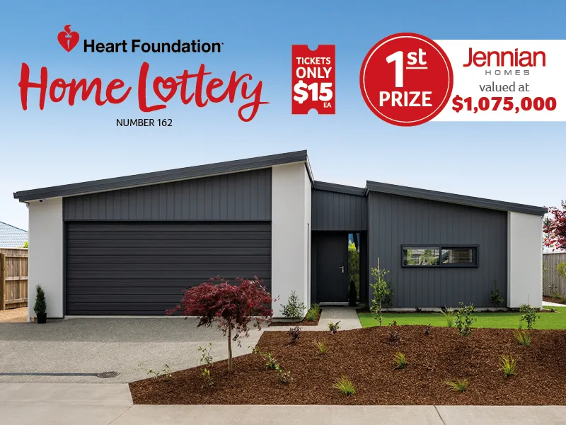 Winning prize of the Heart Foundation Lottery No. 162.