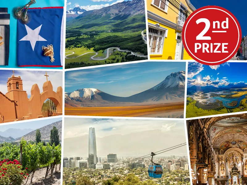 Second prize in the Heart Foundation Home Lottery No. 162, a trip to Chile or travel to the value of $15,000.