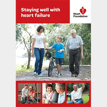 Cover image of the Staying well with heart failure booklet -2022 edition