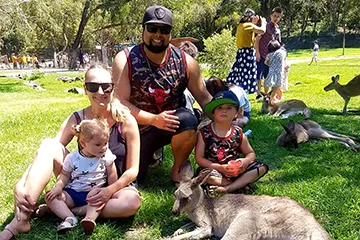 Kerrie and her family