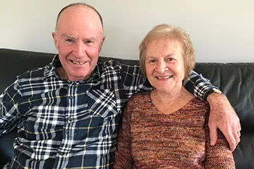 Jim Burrowes and his wife.