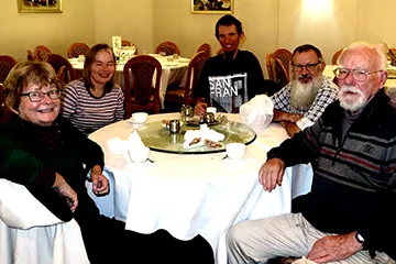 Jock and family enjoying life after heart bypass surgery