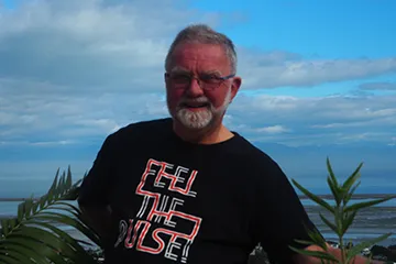 Stewart uses his personal experience of atrial fibrillation to relate to his patients