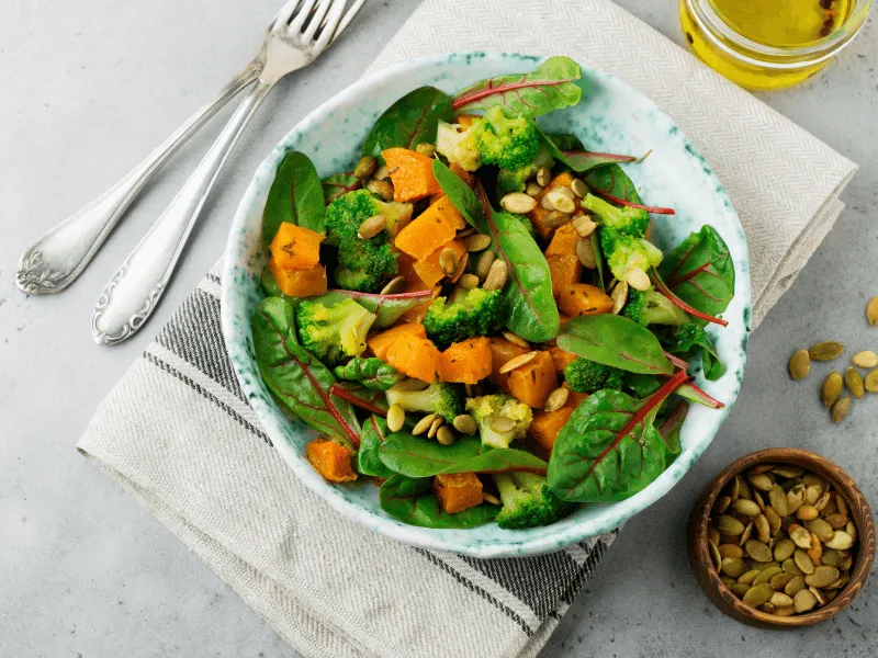 an image of a healthy plant based meal which can be used to lower your blood pressure