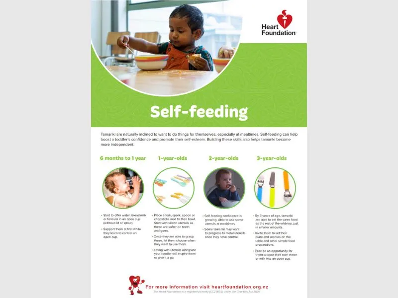 A resource to encourage little ones to gain confidence with cutlery.