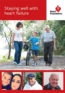 Anatomical drawing of the heart in three states: a normal state, a weak and floppy state and a stiff and thickened state. 