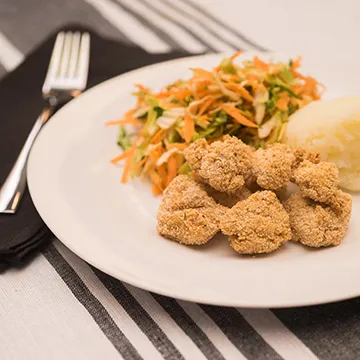 Healthy version of popcorn chicken